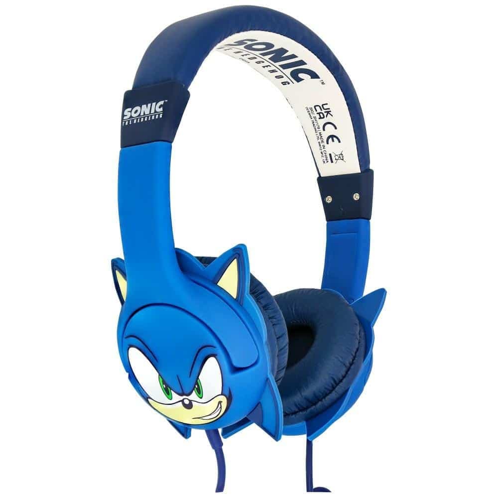 Παιδικά ακουστικά OTL Sonic The Hedgehog με λαστιχένια αυτιά