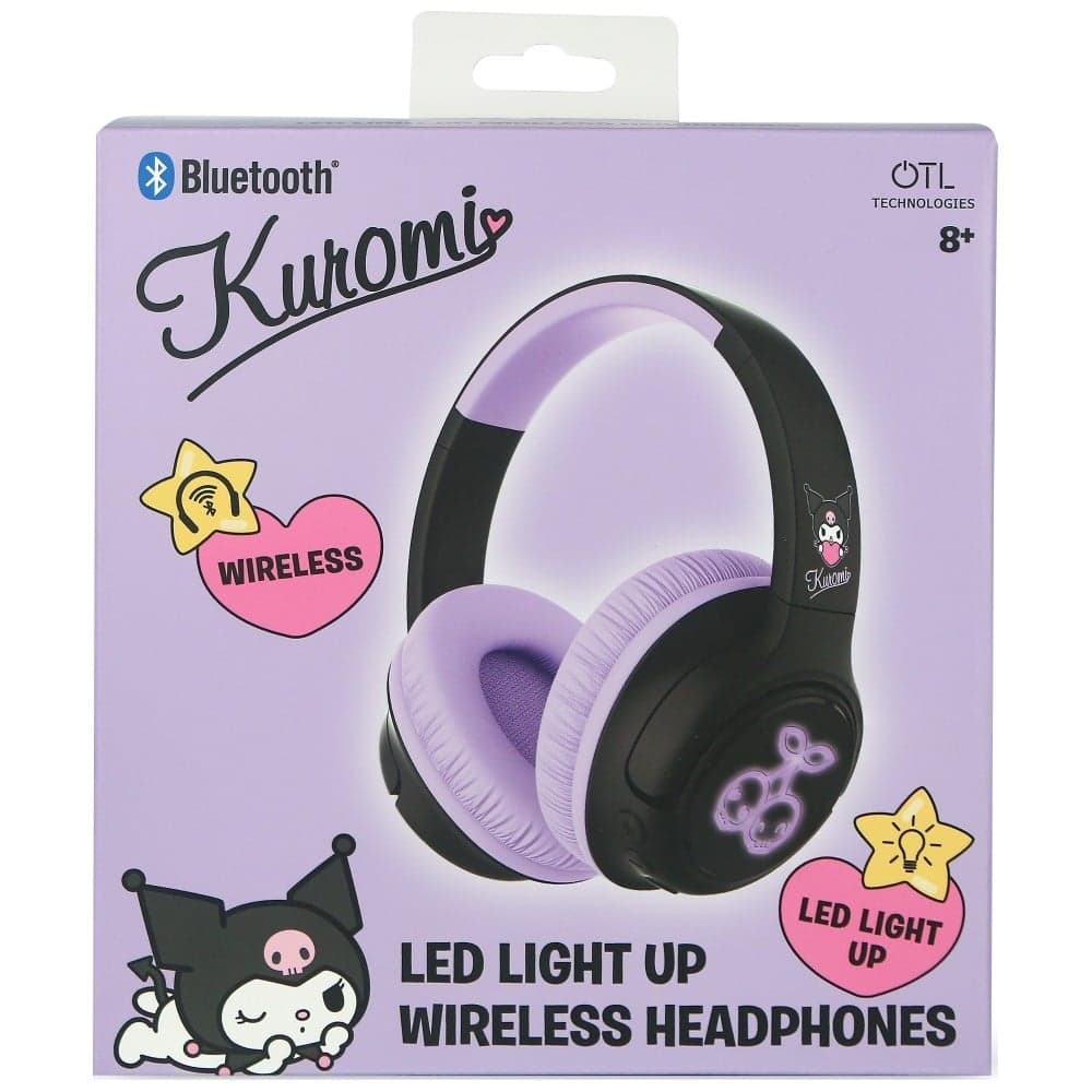 Ασύρματα ακουστικά OTL Kuromi με φωτισμό LED 8