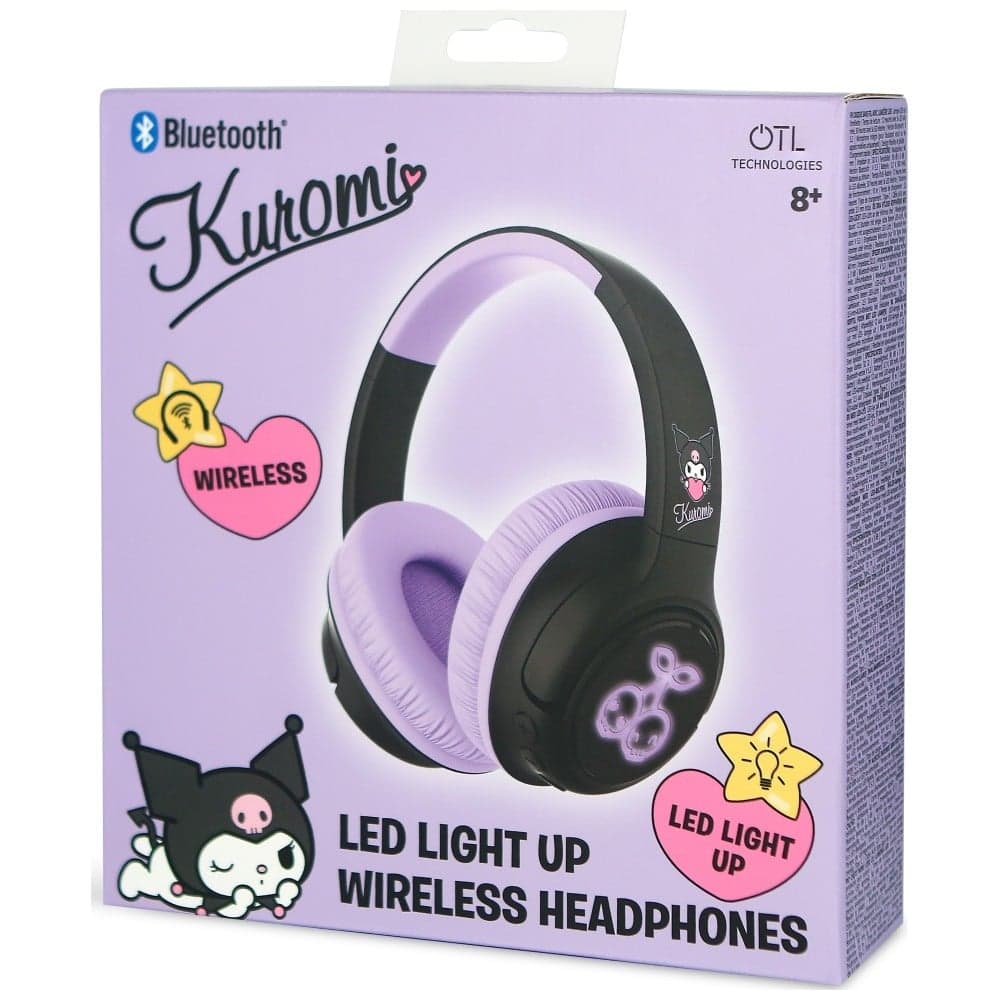 Ασύρματα ακουστικά OTL Kuromi με φωτισμό LED 9