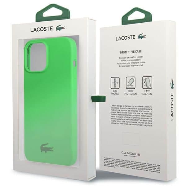 Lacoste Σιλικόνη - θήκη για Apple iPhone 13 Pro Max - Πράσινο 8