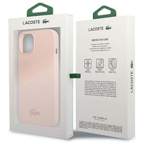 Lacoste LCHCP13SSI iPhone 13 mini 5,4" ροζ σκληρή σιλικόνη 8