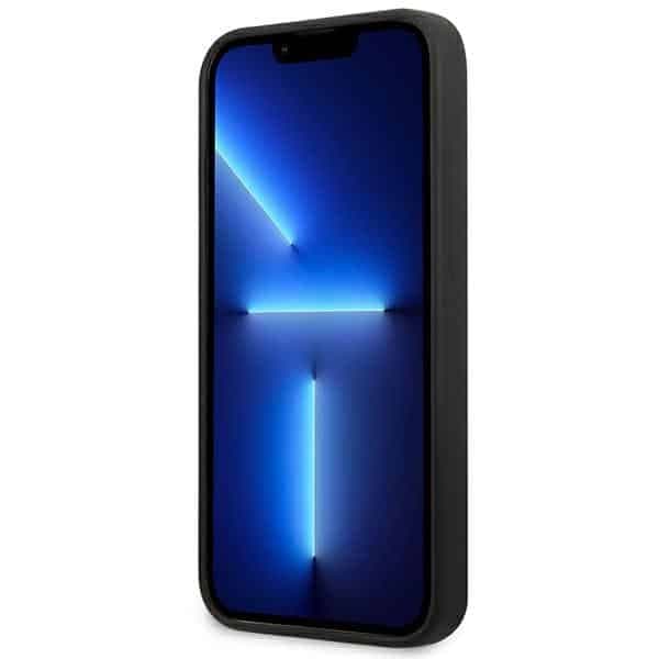 Lacoste LCHC13SSHK iPhone 13 mini 5,4" μαύρη σκληρή θήκη με κεφαλή σιλικόνης σε σχήμα κροκόδειλου 5