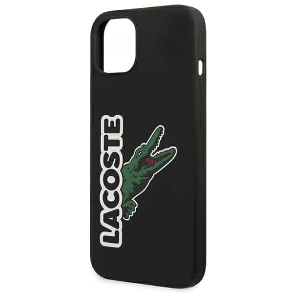 Lacoste LCHC13SSHK iPhone 13 mini 5,4" μαύρη σκληρή θήκη με κεφαλή σιλικόνης σε σχήμα κροκόδειλου 6