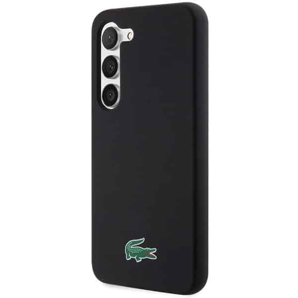 Σκληρή θήκη Lacoste LCHCS23MSLOK S23+ S916 μαύρη με σιλικόνη 2