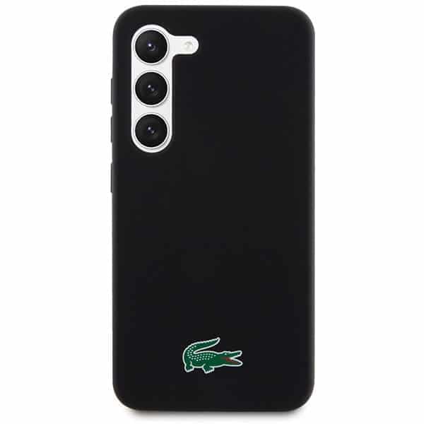 Σκληρή θήκη Lacoste LCHCS23MSLOK S23+ S916 μαύρη με σιλικόνη 3