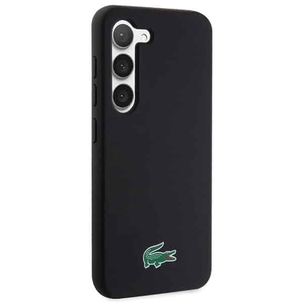 Σκληρή θήκη Lacoste LCHCS23MSLOK S23+ S916 μαύρη με σιλικόνη 4