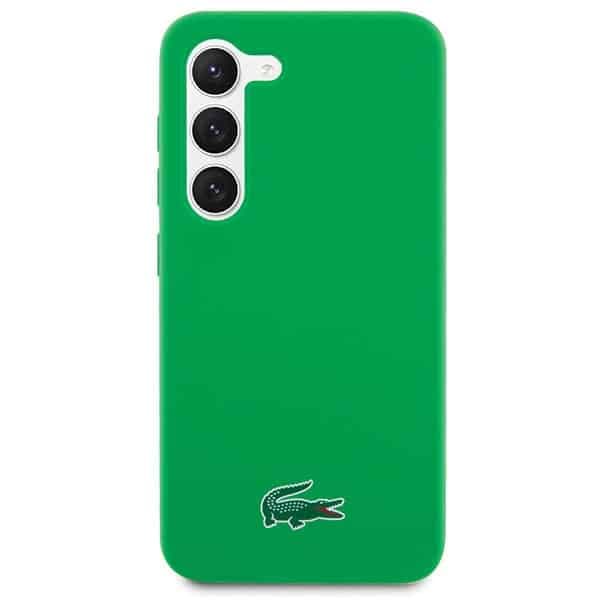 Σκληρή θήκη Lacoste LCHCS23SSLON S23 S911 σε πράσινο χρώμα με σιλικόνη 3