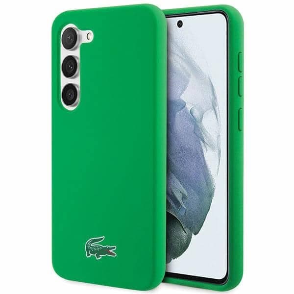 Lacoste Λογότυπο Σιλικόνης Croc - θήκη για Samsung Galaxy S23+ - Πράσινο