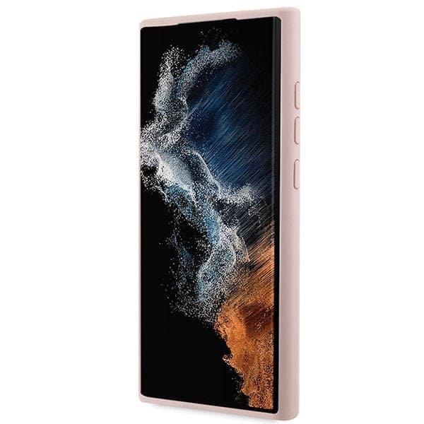 Lacoste Σιλικόνη Κροκοδείλου Λογότυπο - θήκη για Samsung Galaxy S23 Ultra - Ροζ 5