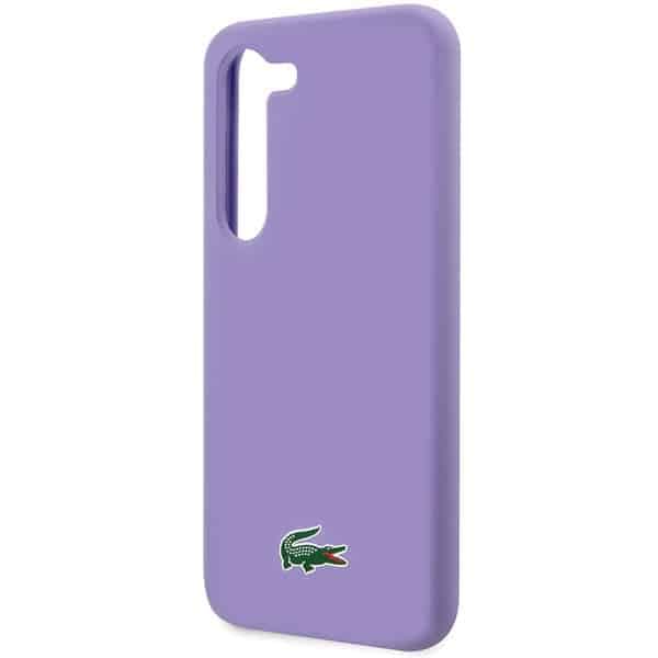 Σκληρή θήκη Lacoste LCHCS23SSLOU S23 S911 μωβ/λεβάντα με σιλικόνη 6