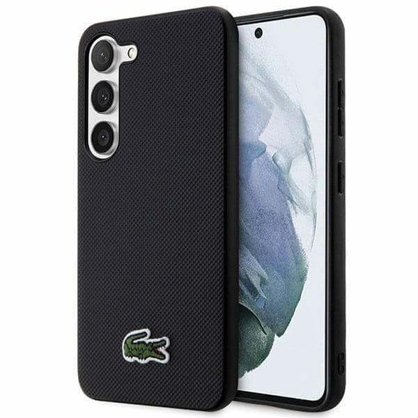 Lacoste Εμβληματικό Μοτίβο Petit Pique - θήκη για Samsung Galaxy S23 - Μαύρο