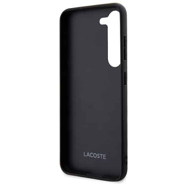 Lacoste Εμβληματικό Μοτίβο Petit Pique - θήκη για Samsung Galaxy S23 - Μαύρο 7