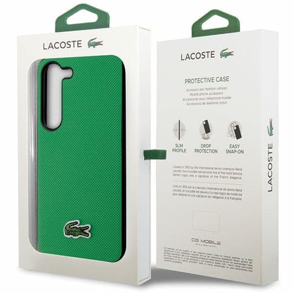 Lacoste Iconic Petit Pique - θήκη για Samsung Galaxy S23+ - Πράσινο 8