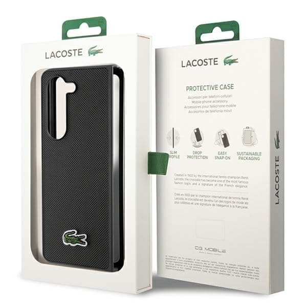 Lacoste Iconic Petit Pique - θήκη για Samsung Galaxy Z Fold5 - Μαύρο 7