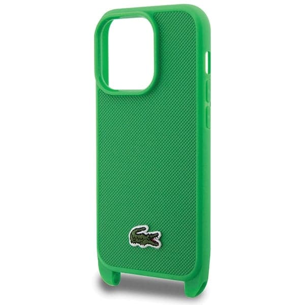 Lacoste LCHCP14LSPVCN Σκληρή θήκη iPhone 14 Pro 6,1" σε πράσινο χρώμα, Iconic Petit Pique, χιαστί 4