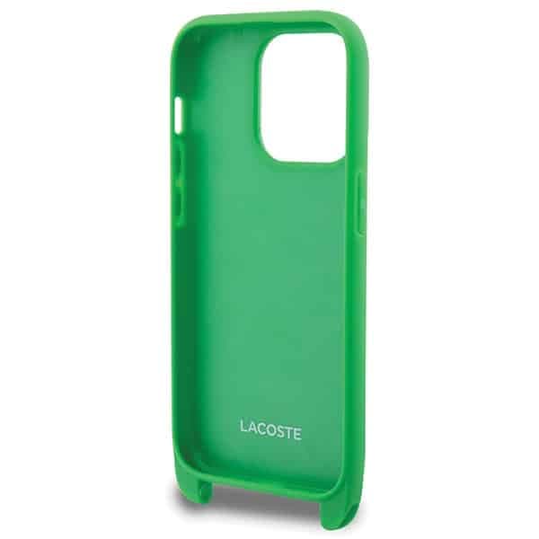 Lacoste LCHCP14LSPVCN Σκληρή θήκη iPhone 14 Pro 6,1" σε πράσινο χρώμα, Iconic Petit Pique, χιαστί 5
