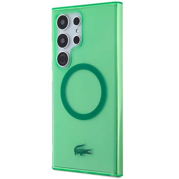 Lacoste Transparent MagSafe - θήκη για Samsung Galaxy S24 Ultra - Πράσινο 2