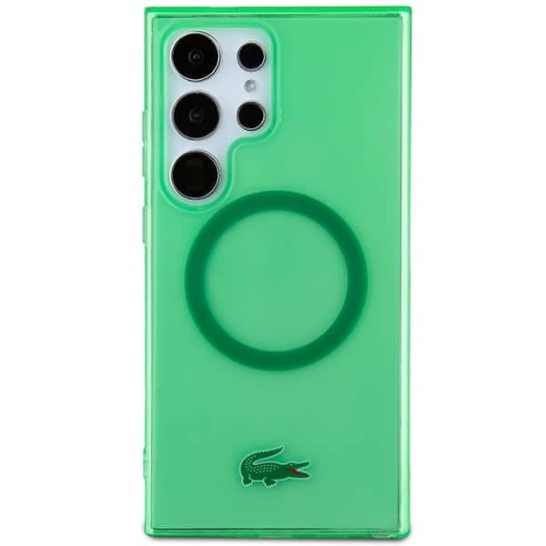 Lacoste Transparent MagSafe - θήκη για Samsung Galaxy S24 Ultra - Πράσινο 3