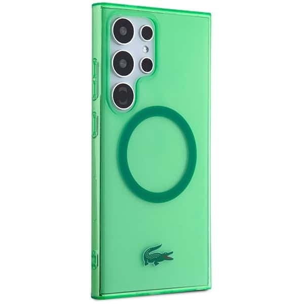 Lacoste Transparent MagSafe - θήκη για Samsung Galaxy S24 Ultra - Πράσινο 4