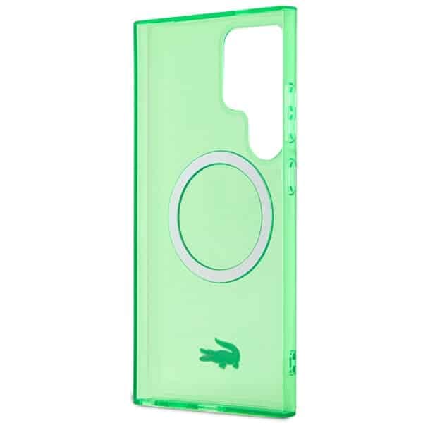 Lacoste Transparent MagSafe - θήκη για Samsung Galaxy S24 Ultra - Πράσινο 7