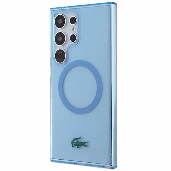 Lacoste Transparent MagSafe - θήκη για Samsung Galaxy S24 Ultra - Μπλε 2