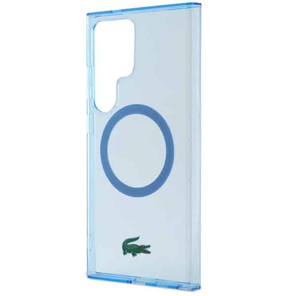 Lacoste Transparent MagSafe - θήκη για Samsung Galaxy S24 Ultra - Μπλε 6