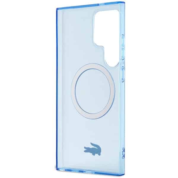 Lacoste Transparent MagSafe - θήκη για Samsung Galaxy S24 Ultra - Μπλε 7