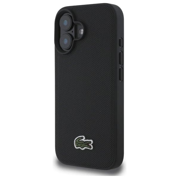 Lacoste Iconic Petit Pique MagSafe - θήκη για Apple iPhone 16 Plus - Μαύρο 2