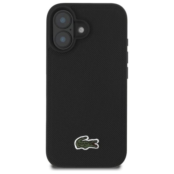 Lacoste Iconic Petit Pique MagSafe - θήκη για Apple iPhone 16 Plus - Μαύρο 3