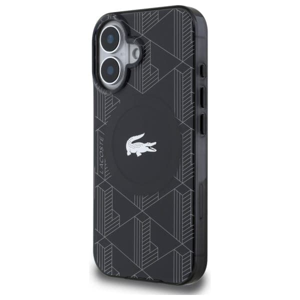Lacoste IML Blend Monogram MagSafe - θήκη για Apple iPhone 16 Plus - Μαύρο 2