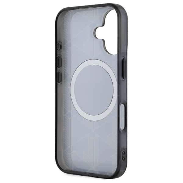 Lacoste IML Blend Monogram MagSafe - θήκη για Apple iPhone 16 Plus - Μαύρο 7