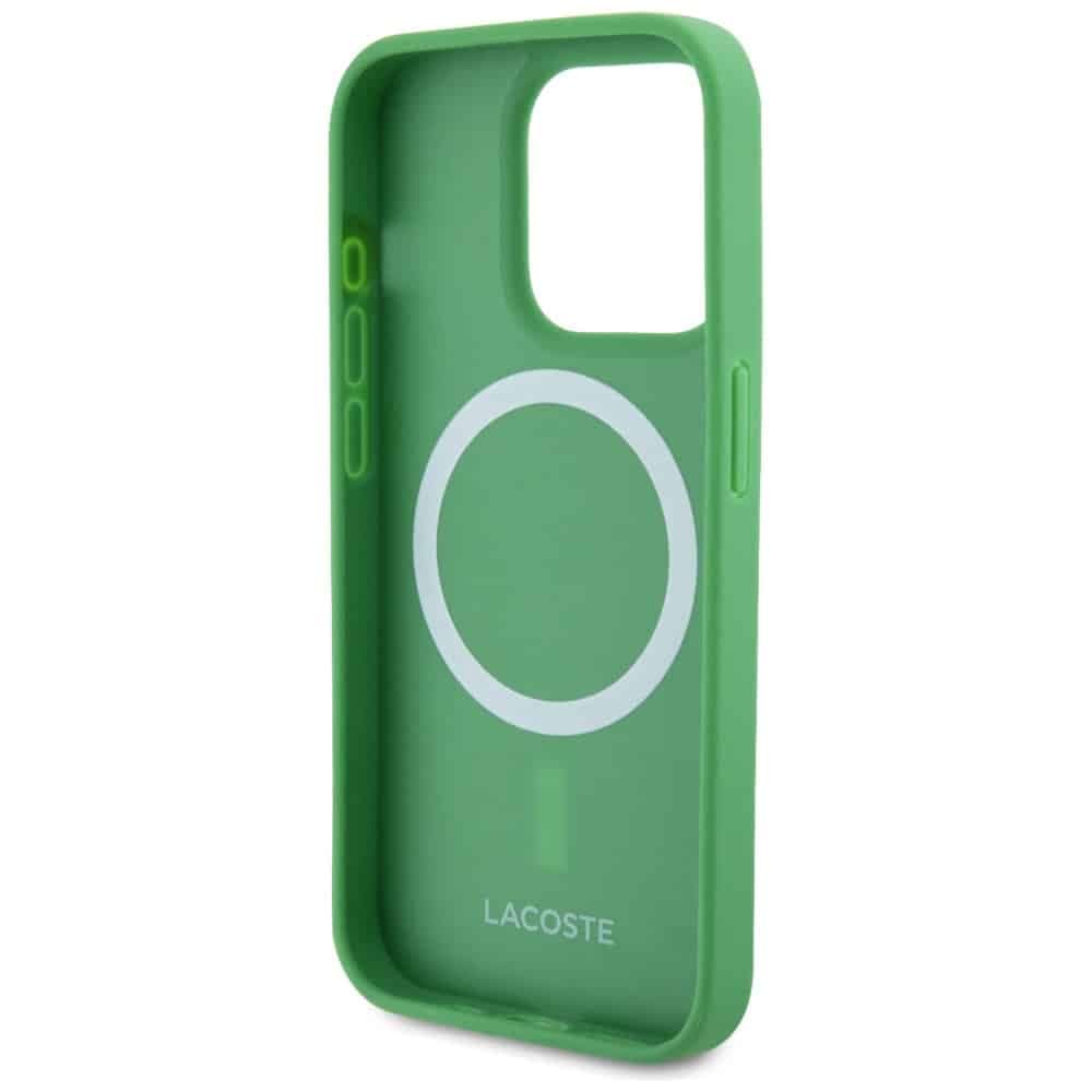 Lacoste Iconic Petit Pique Crossbody Cord MagSafe - θήκη για Apple iPhone 15 Pro - Πράσινο 7