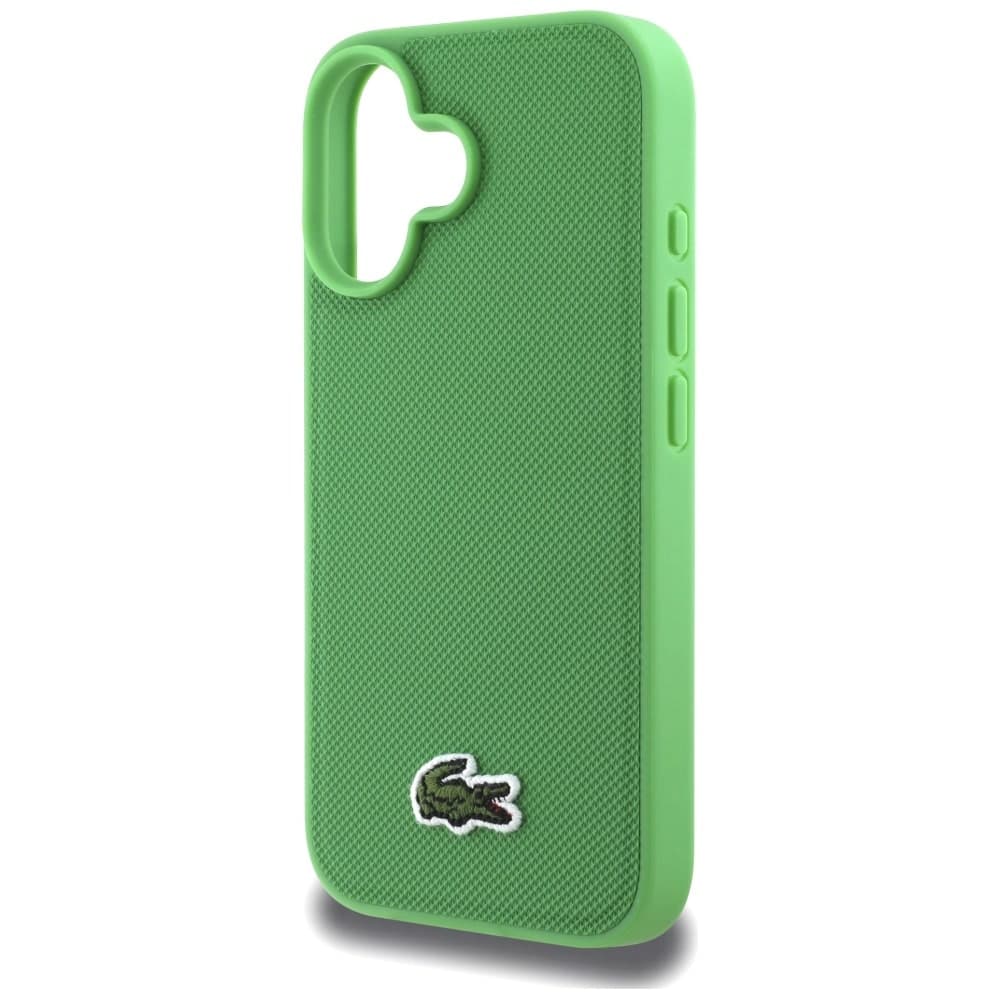 Lacoste Iconic Petit Pique Crossbody Cord MagSafe - θήκη για Apple iPhone 16 Plus - Πράσινο 6