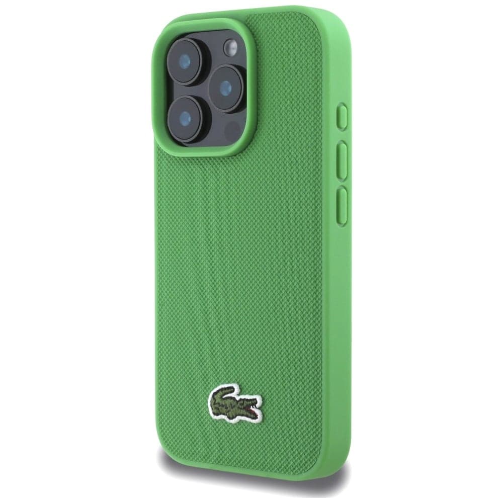 Lacoste Iconic Petit Pique Crossbody Cord MagSafe - θήκη για Apple iPhone 16 Pro - Πράσινο 2