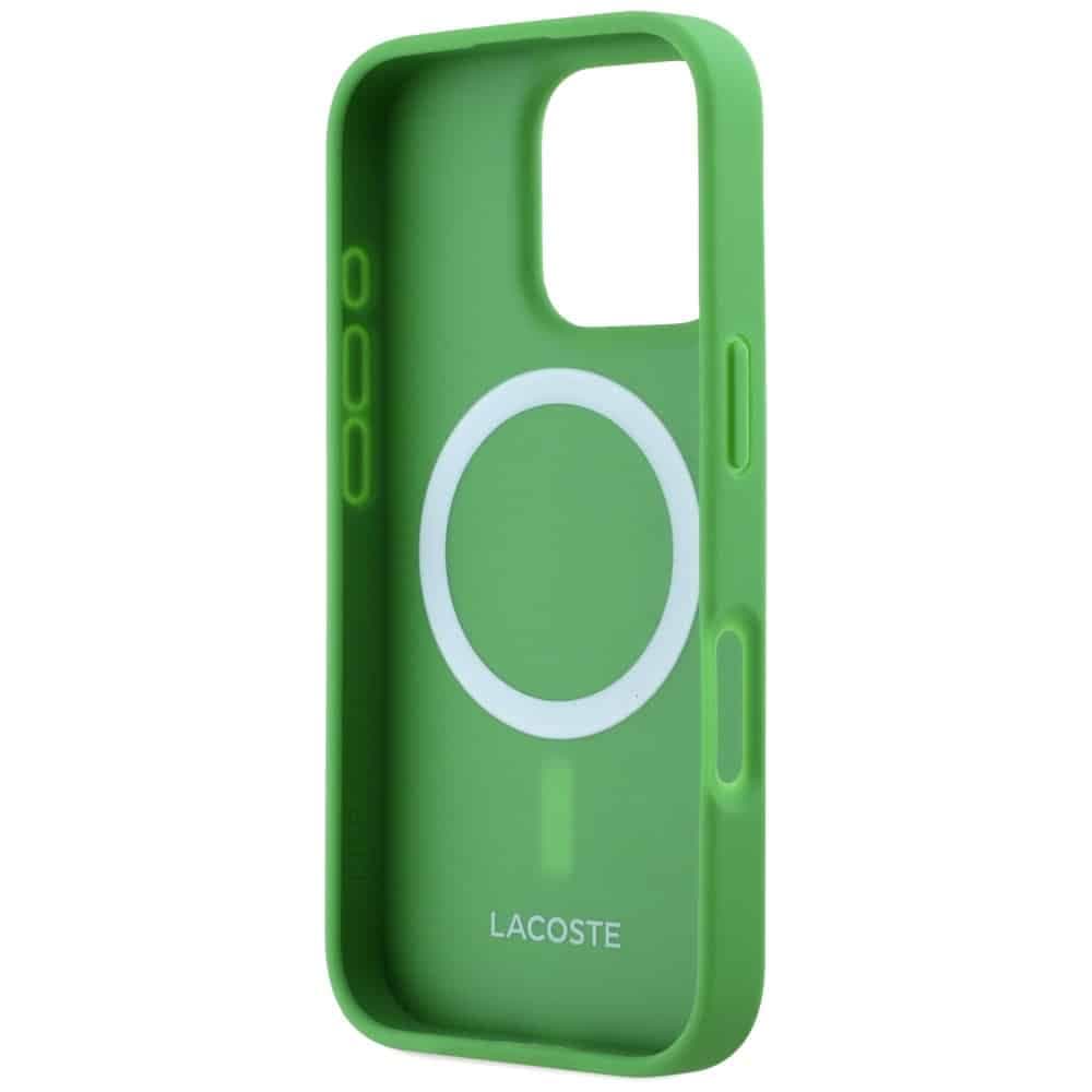 Lacoste Iconic Petit Pique Crossbody Cord MagSafe - θήκη για Apple iPhone 16 Pro Max - Πράσινο 7