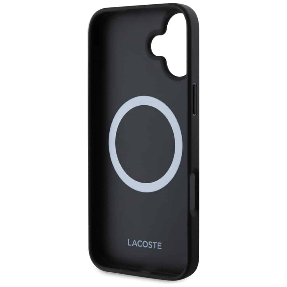Lacoste Iconic Petit Pique Crossbody Cord MagSafe - θήκη για Apple iPhone 16 Plus - Μαύρο 7