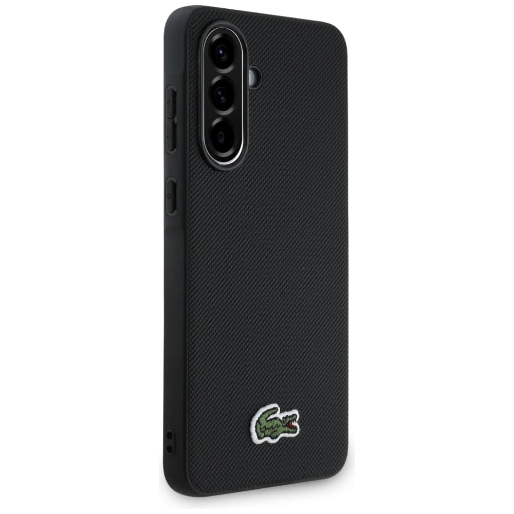 Lacoste Iconic Petit Pique Woven Logo - θήκη για Samsung Galaxy A56 - Μαύρο 3