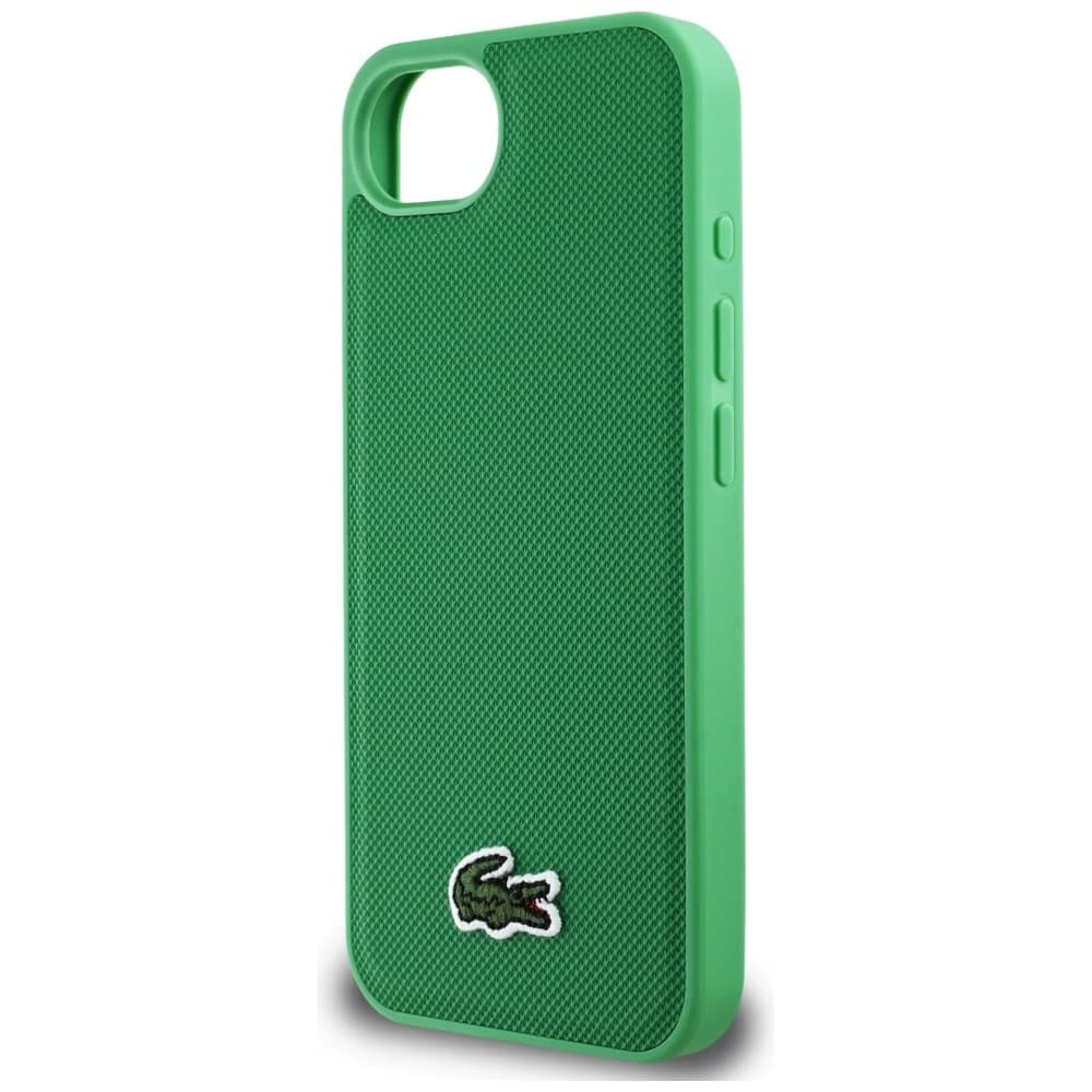 Lacoste Iconic Petit Pique Woven Logo MagSafe - θήκη για Apple iPhone 16e / 17e - Πράσινο 6