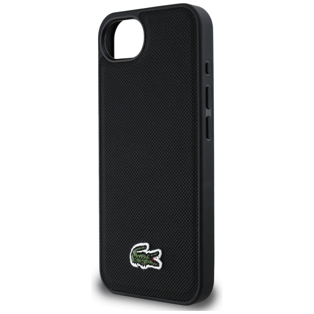 Lacoste Iconic Petit Pique Woven Logo MagSafe - θήκη για Apple iPhone 16e / 17e - Μαύρο 6