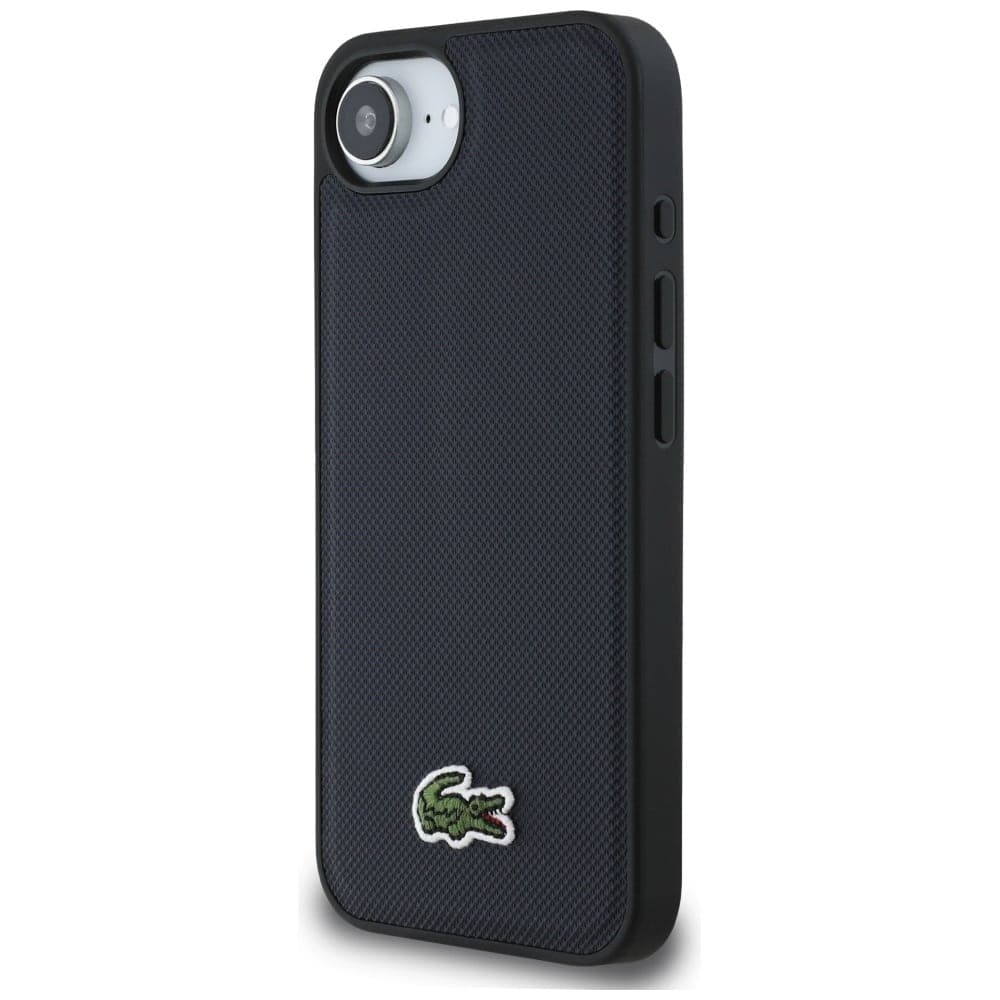 Lacoste Iconic Petit Pique Woven Logo MagSafe - θήκη για Apple iPhone 16e / 17e - Μπλε 2