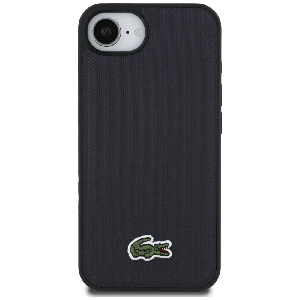 Lacoste Iconic Petit Pique Woven Logo MagSafe - θήκη για Apple iPhone 16e / 17e - Μπλε 3