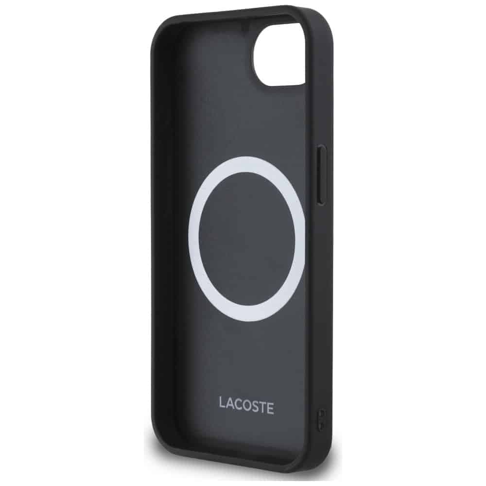 Lacoste Iconic Petit Pique Woven Logo MagSafe - θήκη για Apple iPhone 16e / 17e - Κόκκινο 7