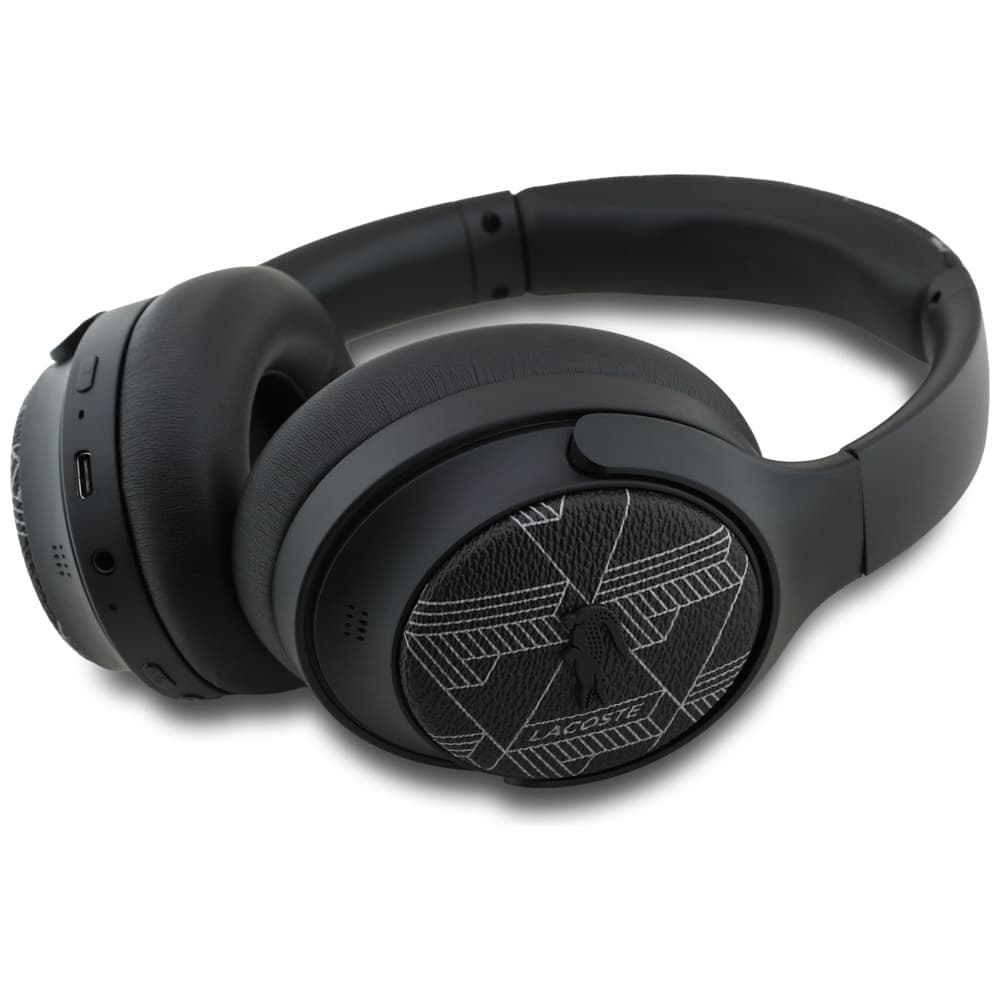 Ακουστικά Lacoste The Blend ANC Bluetooth μαύρο 2