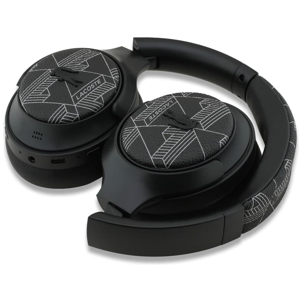 Ακουστικά Lacoste The Blend ANC Bluetooth μαύρο 4