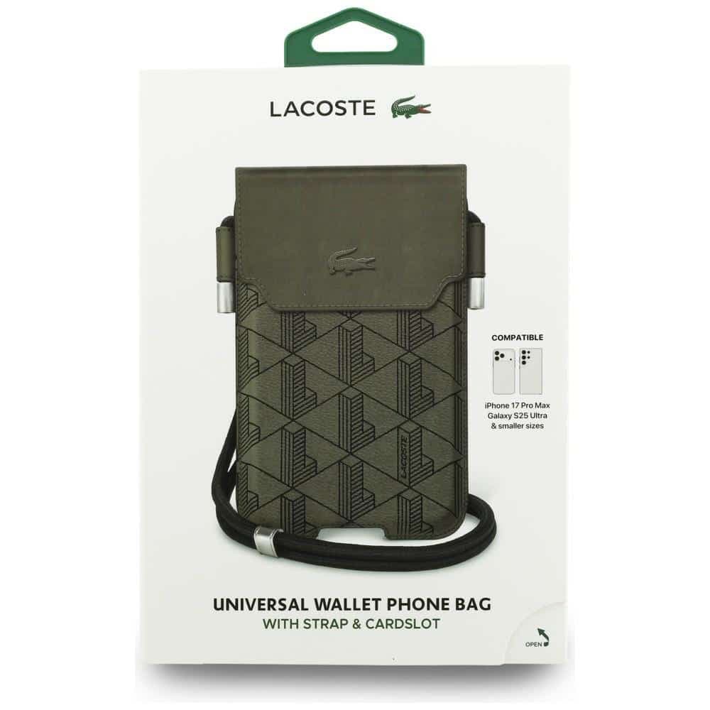 Τσάντα Lacoste Universal Sleeve Crossbody The Blend XL πράσινο 4