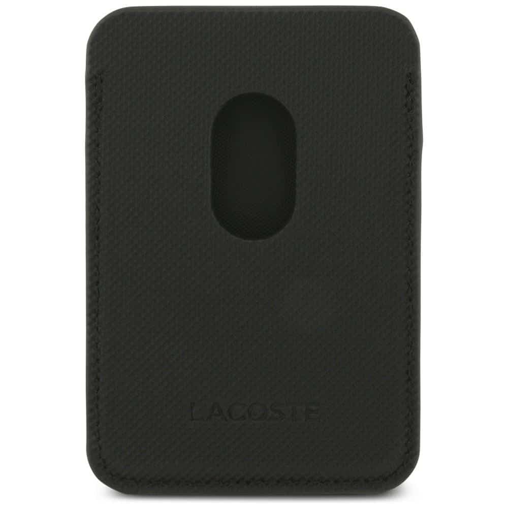 Σετ θήκης + πορτοφολιού Lacoste Petit Pique MagSafe για iPhone 17 Pro μαύρη 10