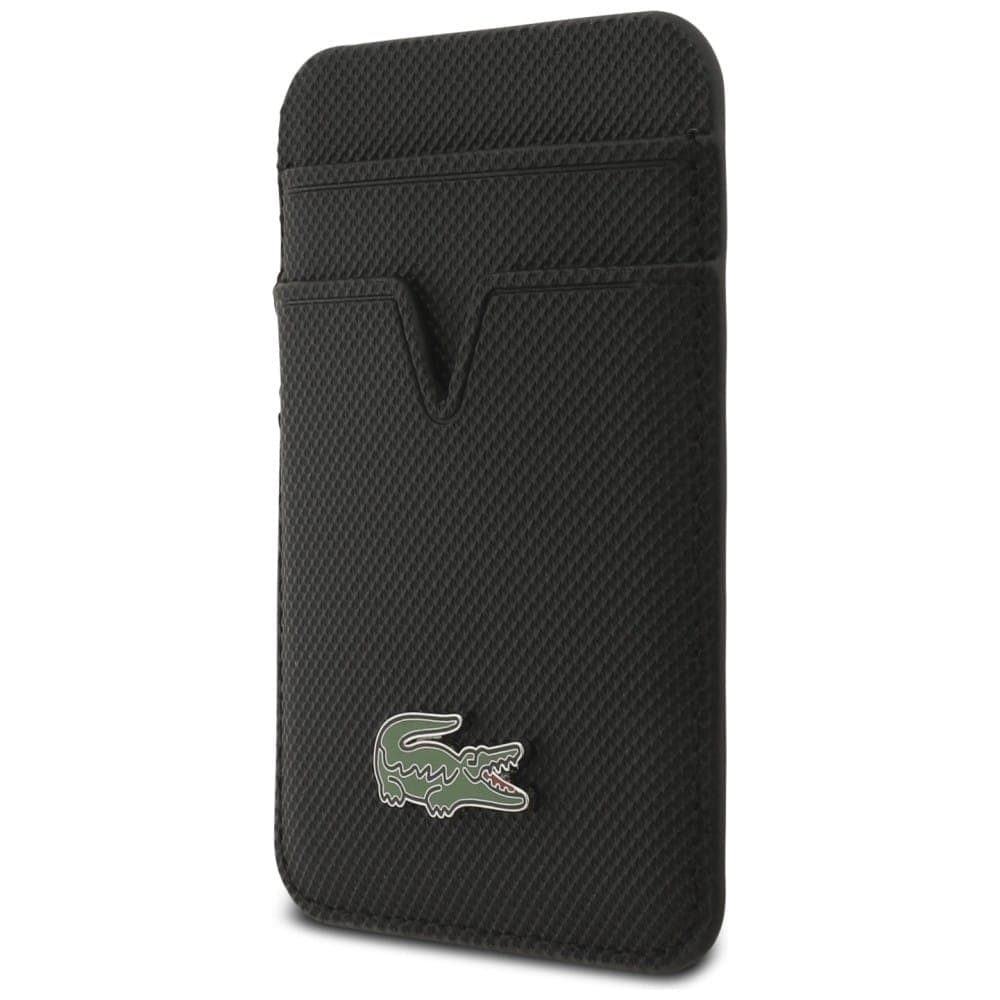 Σετ θήκης + πορτοφολιού Lacoste Petit Pique MagSafe για iPhone 17 Pro μαύρη 7