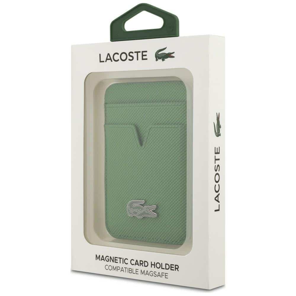 Πορτοφόλι καρτών Lacoste Petit Pique MagSafe πράσινο 5