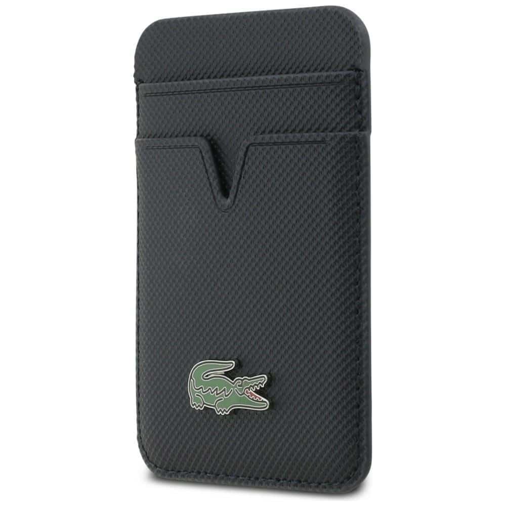 Μικρό πορτοφόλι MagSafe με πινέζα Lacoste μπλε σκούρο
