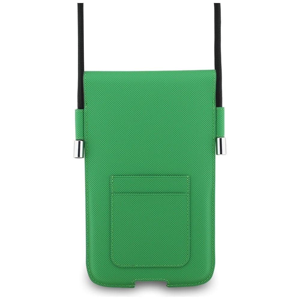 Τσάντα Lacoste Universal Sleeve Crossbody Petit Pique Μεταλλικό Λογότυπο XL πράσινο 2